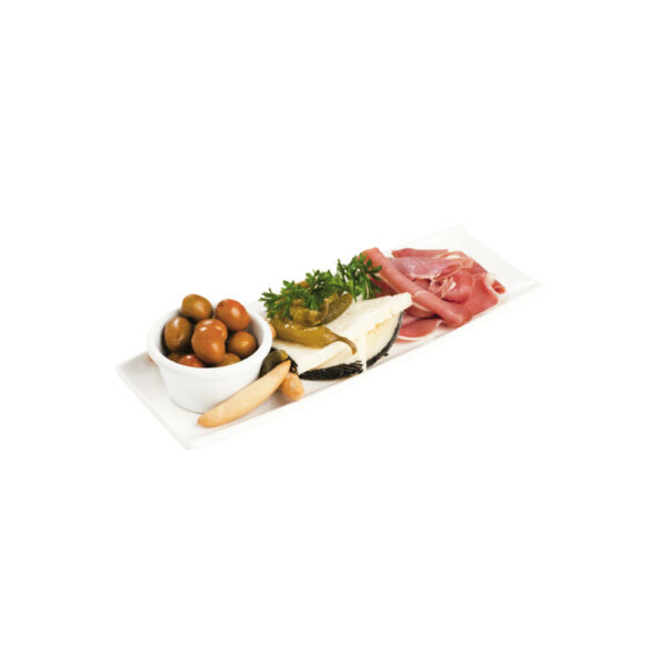 Serrano ham with Manchego cheese and olives